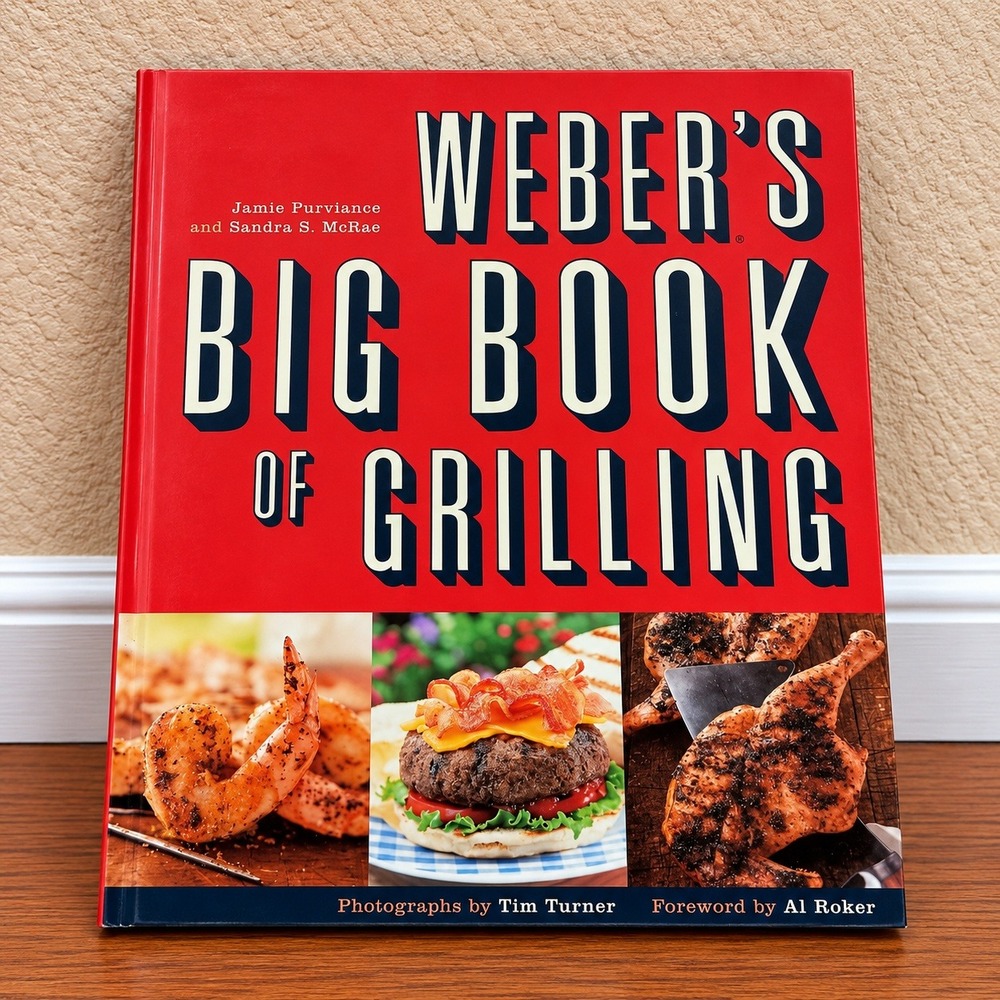 Weber Big Book of Grilling Cookbook 350+ BBQ Recipes Burgers Steak Fish Chicken